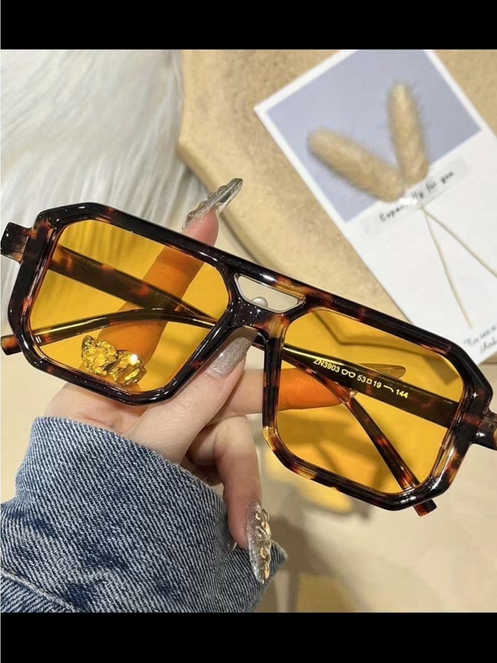 Affordable Fashion Finds Tortoise Frame Sunglasses with Amber Lenses